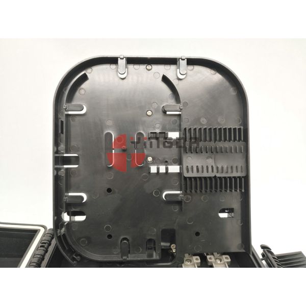 Black Fiber Optic Splitter Box 2 In 16 Out Optical Splitter Termination Box