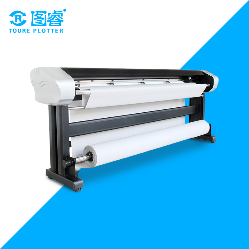 Cad Garment Plotter Machine With Intelligent Control System 120㎡ / H Max Speed