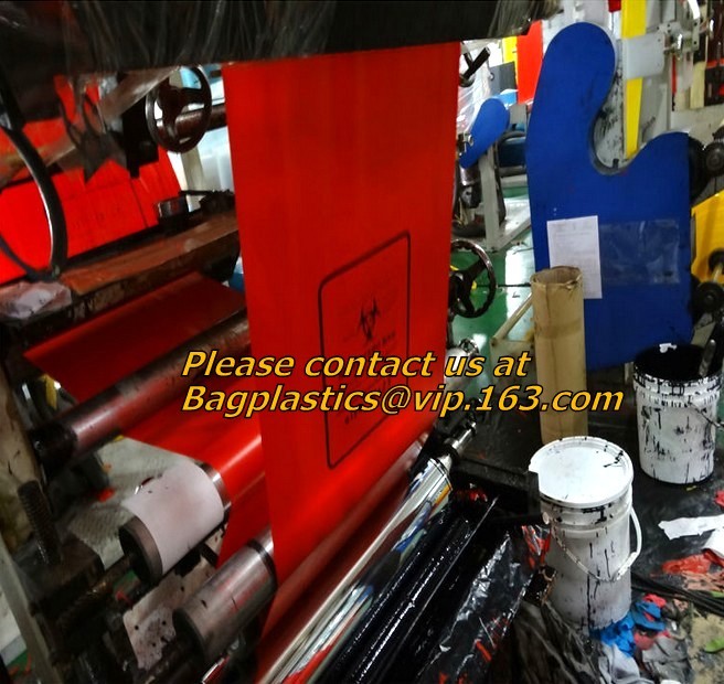 Biohazard Waste Bags, Biohazard Garbage, Waste Disposal Bag, Blue bags, sacks, medical clinics, doctors offices nursing
