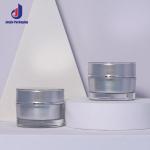 Acceptable Customer's Logo Luxury 10g Round PS Silver Empty Clear Plastic