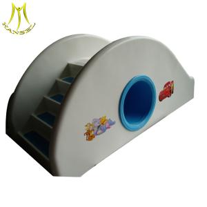 Hansel  baby electric bridge wooden play house with slide game center for sales