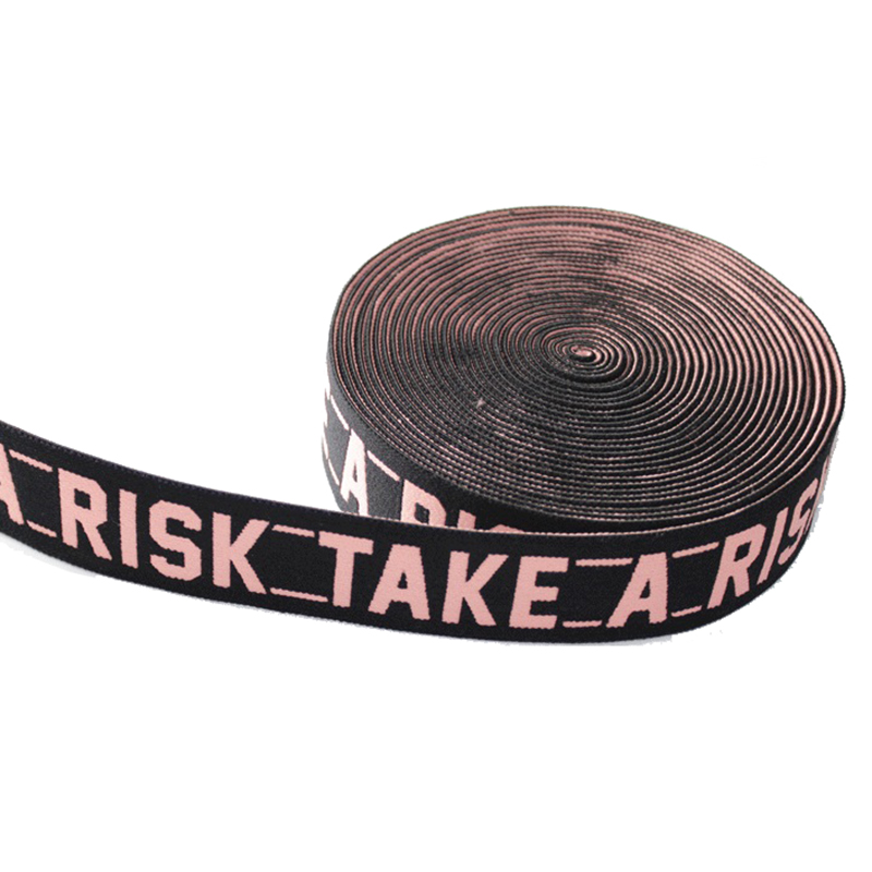 Oeko Tex Jacquard Webbing Tape Adjustable Elastic Band For Wigs Making
