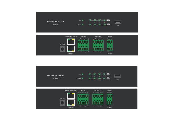Quality DC 12V Digital Audio Processor AEC Software Mixing Professional 4in 4out Mini for sale
