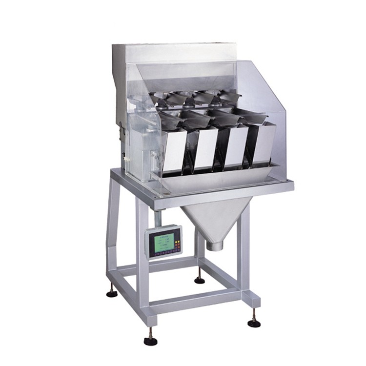 Semi Automatic 3000ml 5.4" HMI Interface 4 Head Linear Weigher For Bean Tea