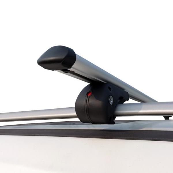 Quality Portable Adjustable 125CM Aluminum Alloy Car Roof Rack Cross Bar Baggage Carrier for sale