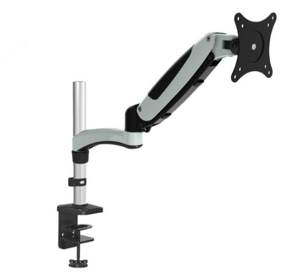 Quality Versatile LCD Monitor Lift , Desktop Free Punching Computer Monitor Bracket Pneumatic Arm Ergonomic for sale