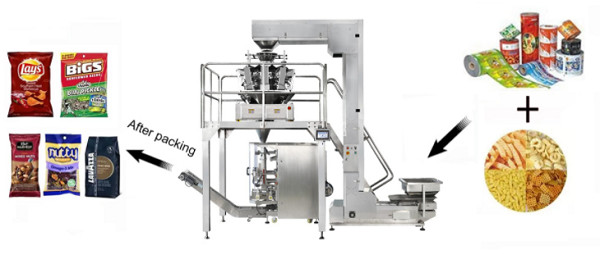 Vertical Form Fill Seal 5000g Automatic Food Packing Machine