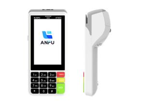 China Android 13 4.0 inch LCD QR code scanner card reader payment credit card pos terminal AF820 on sale