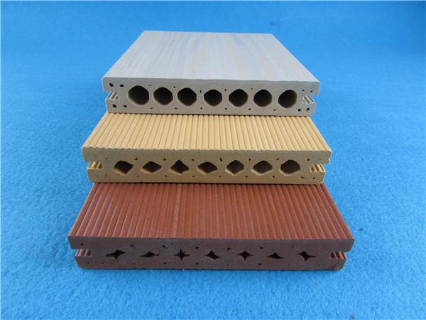Quality Hollow Friendly WPC Composite Decking Groove Environmentally WPC Decking for sale
