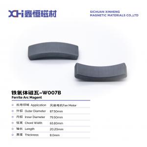 High Quality Floor Fan Motor Tile Shape Permanent Ferrite Magnet W077B