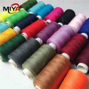 China Dyed Embroidery Bobbin 5000Y Waxed Polyester Thread wholesale