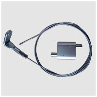 Duplex Wire Rope Clips Lighting Suspension System Hanging Kit Wire Rope Cable Gripper