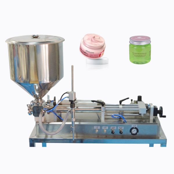Small Sanitizer Gel Bottle Liquid Filling Machine Semi Automatic 0.75kw