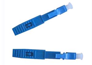 China Single Mode LC Upc Fiber Connector , Blue Fiber Optic Cable Connectors wholesale