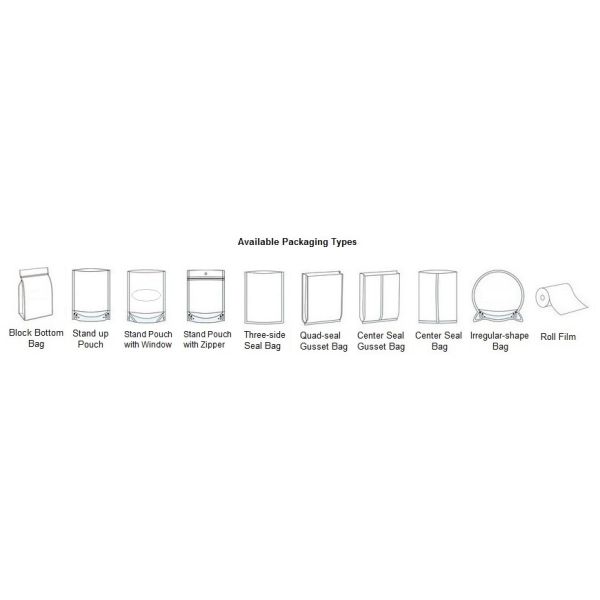 Medicine VMPET 80mm Side Gusset Pouch With Zipper