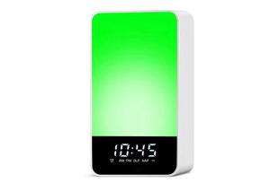 China Bedside Wake Up Touch Light Alarm Clock DC 5V Power Input Customized Colors wholesale