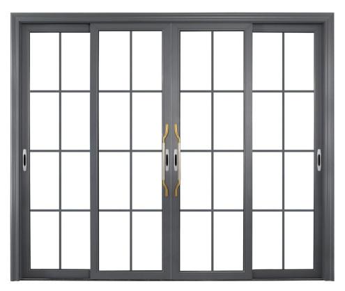 Quality Tempered Glass Clear Aluminum Sliding Door Slim Frame External Aluminium Sliding Doors for sale