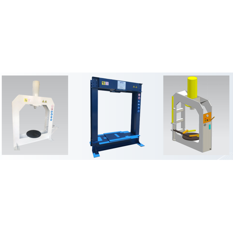 Compact Design TP120 Forklift Tire Press Machine 380V with CE Certification for Industrial Solid Tyre