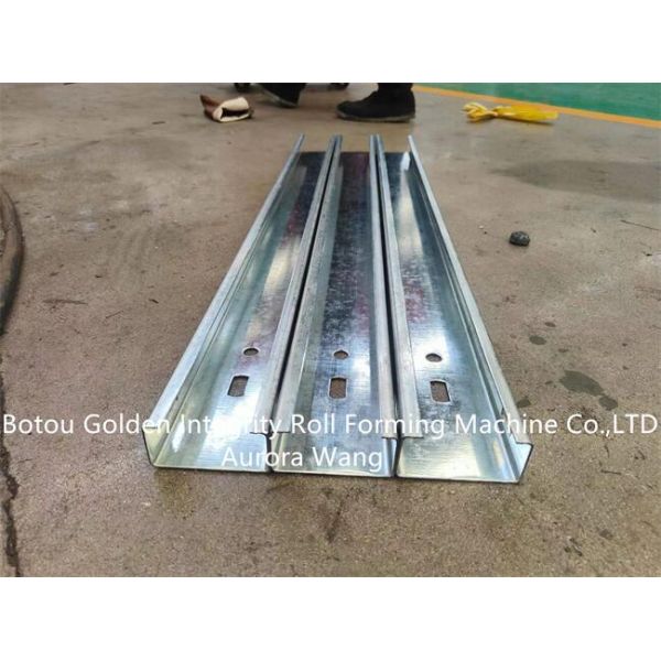 Quick Change C Channel Making Machine High Speed For Galvanized Steel Strip