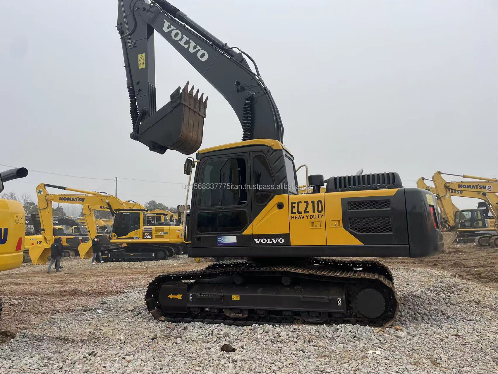 Volvo EC210 Used Excavator 21ton Operating Weight 119kw for Popular Sale