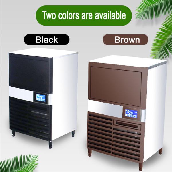 Quality 120kgs/24hrs Commercial Ice Maker Machine Portable Ice Cube Tray Stainless Steel for sale