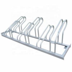 China Outdoor Steel Bicycle Parking Rack , Bike Parking Stand With 6 Bike Capacity wholesale