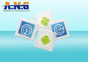 ISO14443 RFID Passive Tags / Paper nfc chip sticker For Mobile Payment