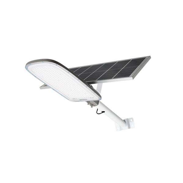 300W All in two Solar street Light with Blue Decoration Light Around for Square and Park