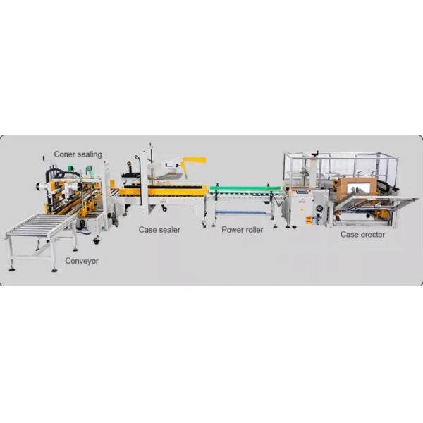 Fully Automatic Random Open Folding Box Case Former Erecting Machine Vertical Carton Erector