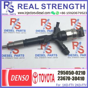 Common rail fuel injector , 295050-0210 for TOYOTA 1KD-FTV 23670-39255, 23670