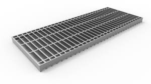 Carbon Steel Q235 Zinc Metal Grid Flooring , HDP Galvanized Heavy Duty Steel Grate