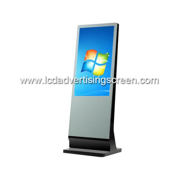 Quality 43 Inch Slope Standing Touch Computer Digital Signage IR Touch Screen Display Totem for sale