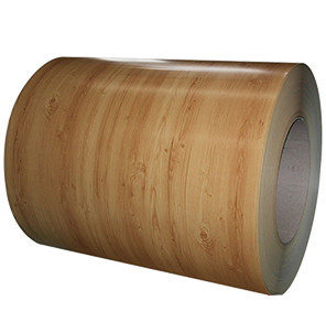 PCM PVDF Wood Grain Aluminium Coil 3003H24 Printech Color Coil Printech Color Coated Coil