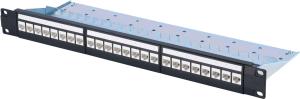 UTP Network Patch Panel CAT6A CAT6 CAT5E 1U 24 Port Modular Type