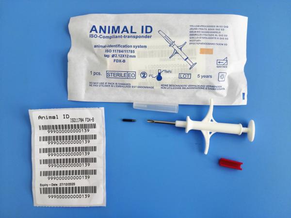 Animal Identification RFID Tracking ISO Transponder Microchip With European