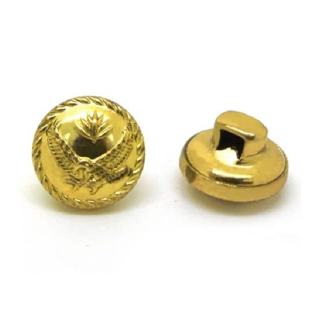 metal sewing jeans button custom logo metal buttons light gold