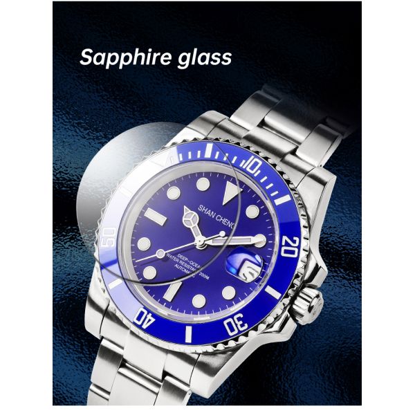 Simple Stylish Automatic Mechanical Watch 316L Stainless Steel For Men