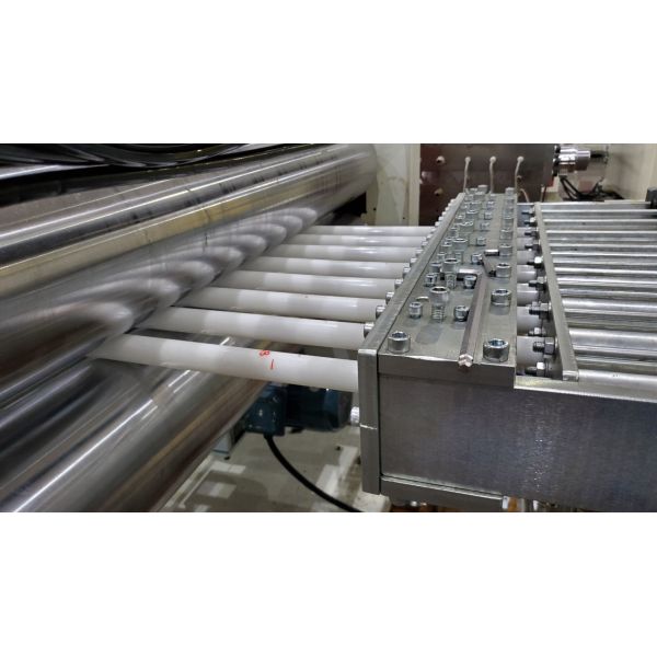 POM PP PE Solid Rod Stick Bar Extrusion Machine 45mm Single Screw Extruder