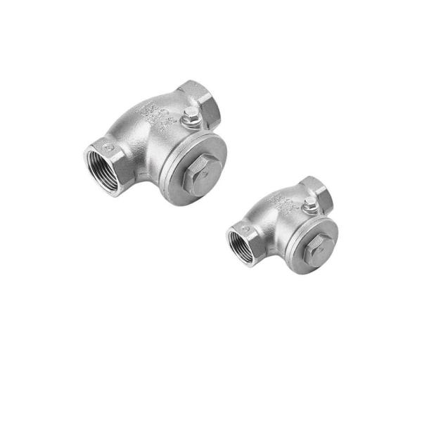 Quality Thread Connection Swing Check Valve for Fuel Line at EXW Term and 316L Pn16 16bar for sale