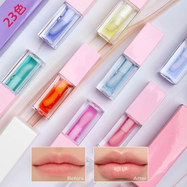 Custom Unique Shape Natural Fruit Lip Oil Gloss Private Label Lip Oil 5G