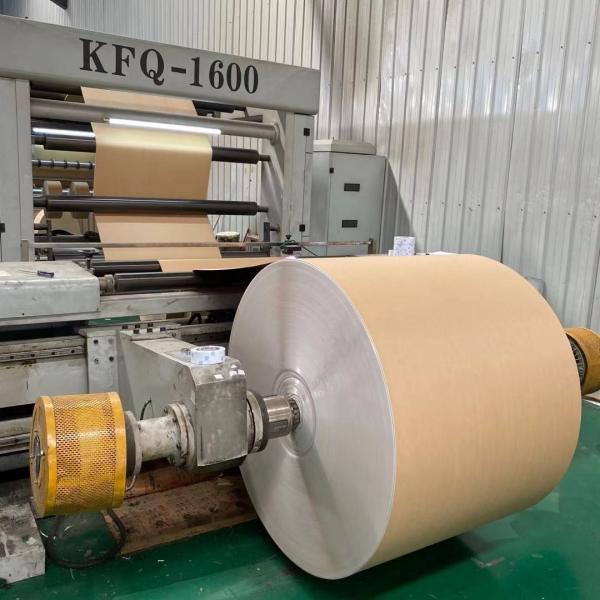 Quality Eco PE Coated Paper In Roll Offset Recycled Brown Paper Roll for sale