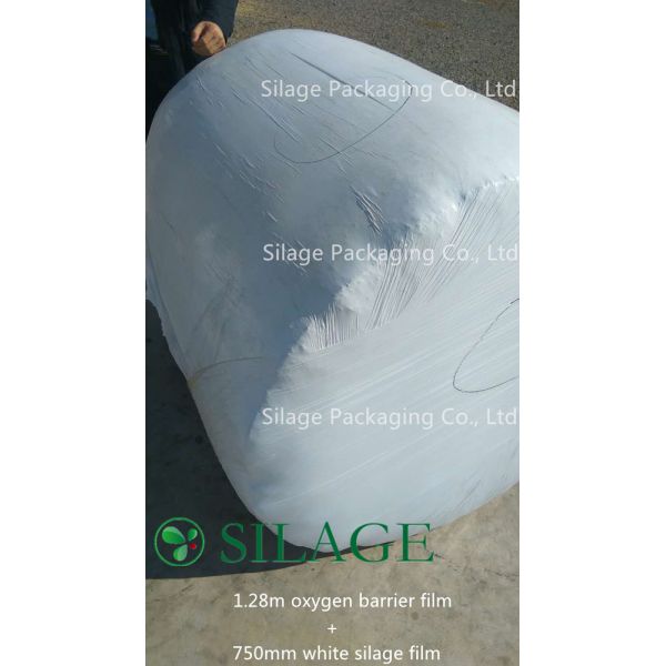 1.28m Silage Baling Use Barrier Film Inside Silage Bales Replacing Bale Net