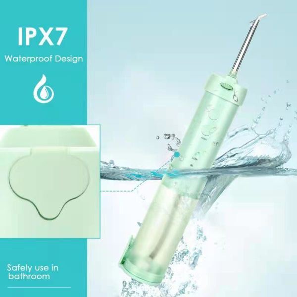 5 Modes Dental Oral Irrigator Cordless , 200ml Smart Dental Water Jet