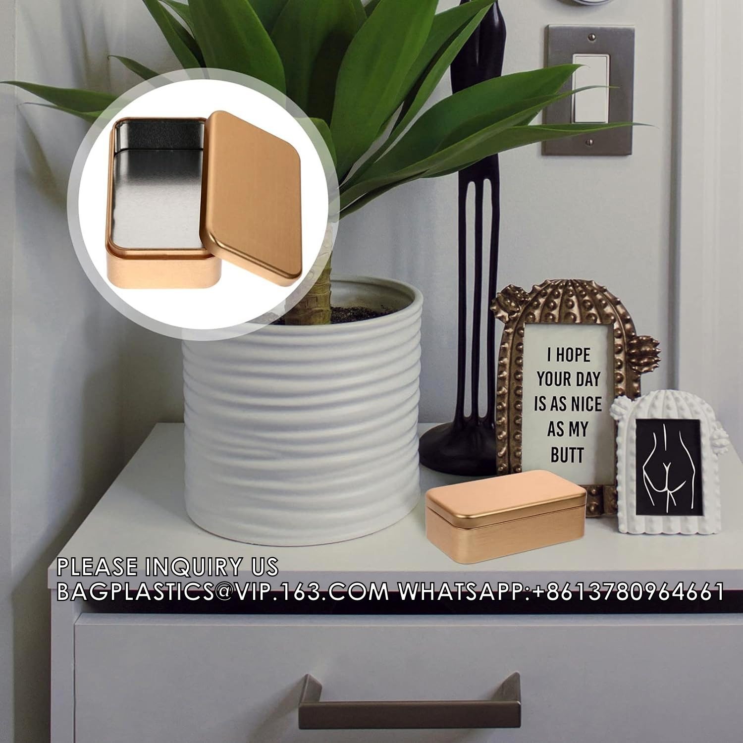 Rectangular Empty Metal Tins Box With Lid Portable Tin Box Container- Mini Portable Box Containers For Jewelery