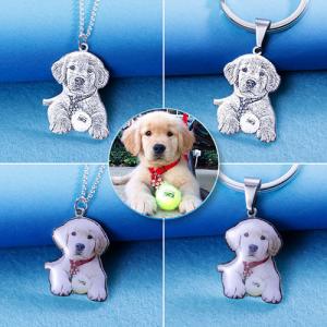 China 0.87in 2.2cm Custom Silver Necklaces S925 Trendy Personalized Dog Tag Necklace wholesale
