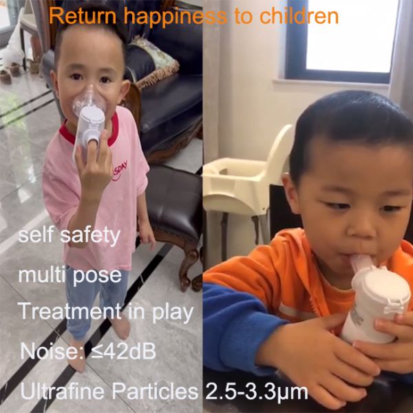 Medical Asthma Mesh Portable Nebulizer Inhalation Machine 75% Ultrafine Particles
