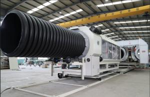 Large Plastic DWC Pipe Manufacturing Machine Corrugated Pipe Making Machine