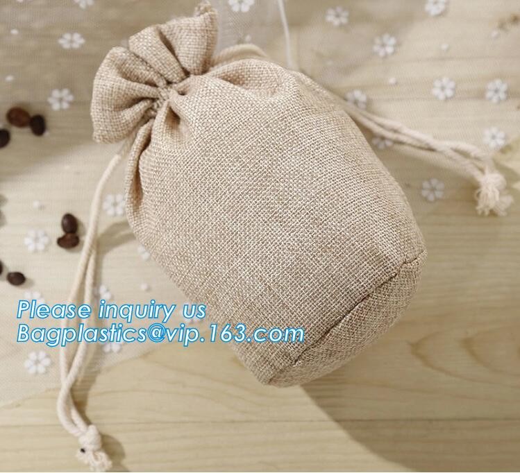 JUTE STORAGE BASKET WITH COTTON ROPE HANDLES,Burlap fabric jute toy storage basket for home storage organization bagease