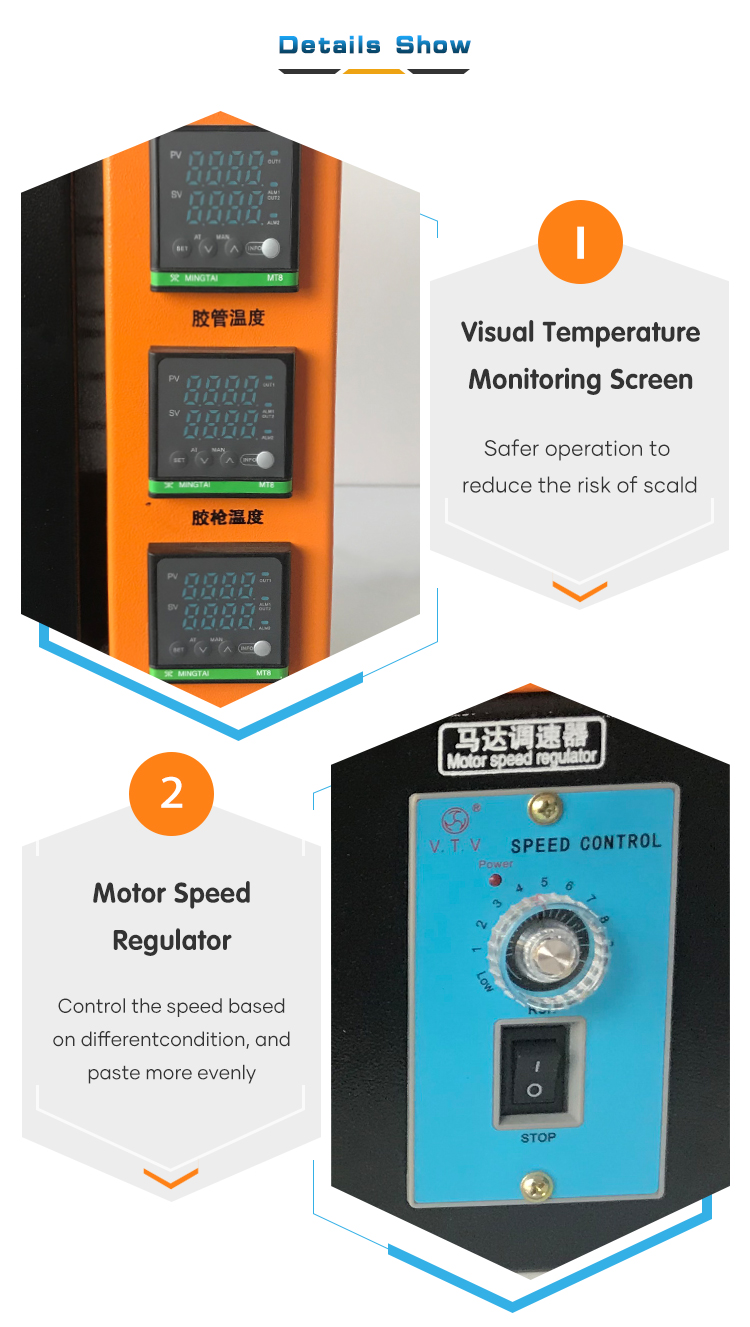 Selling Best New Design Hot Melt Glue Machine Hot Melt Glue Applicator Machine For Fabric With Glue Gun