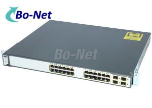 China Cisco Catalyst WS-C3750G-24TS-S1U 24-Port Layer 3 Gigabit Switch W/ 4 x SFP Used Cisco Switches wholesale